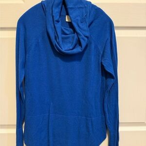 Cyrus Blue Cowl Neck Sweater